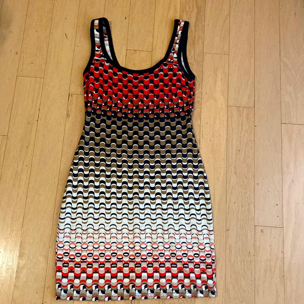 Bailey 44 body on geometric print dress